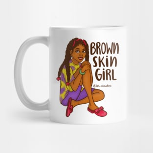 Brown skin girl Mug